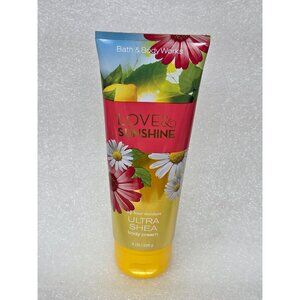 Bath & Body Works Love & Sunshine Ultra Shea Body Cream 8 Oz